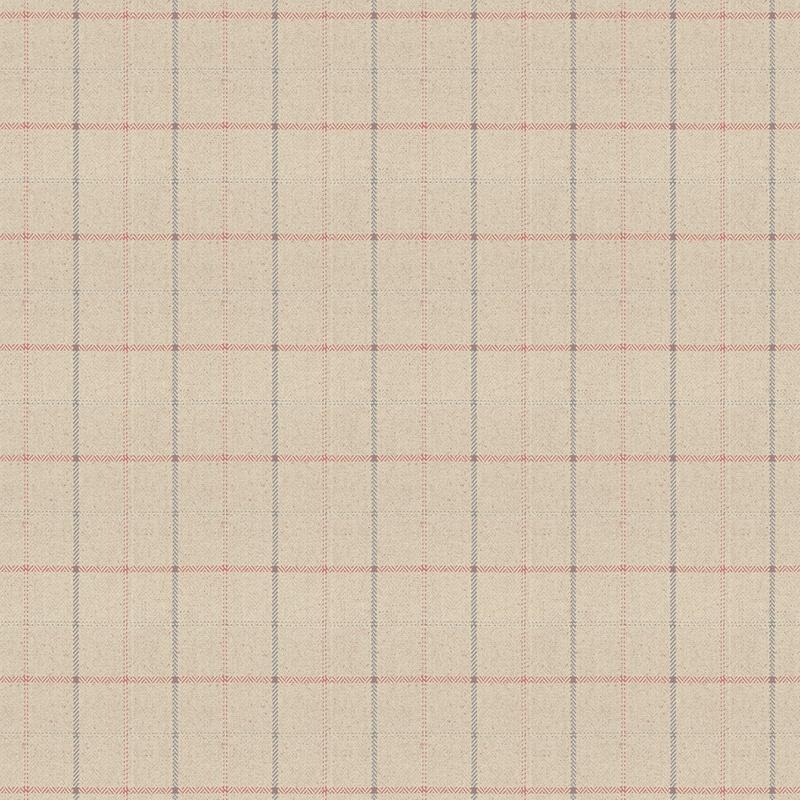 Isla Check Fabric Poppy