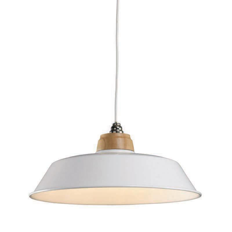 Jakob Metal Pendant Cream