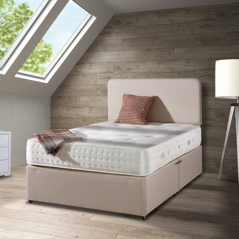 James 2000 Pocket Bed Set Beige