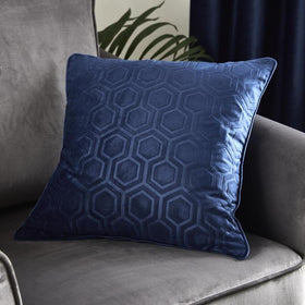 Jasper Cushion Cover 43cm x 43cm Navy