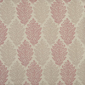 Jessie Curtain Fabric Red