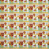 Jungle Pet Curtain Fabric Cretanne / Multi