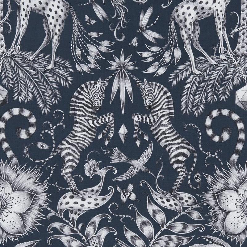 Emma Shipley Kruger Fabric Navy