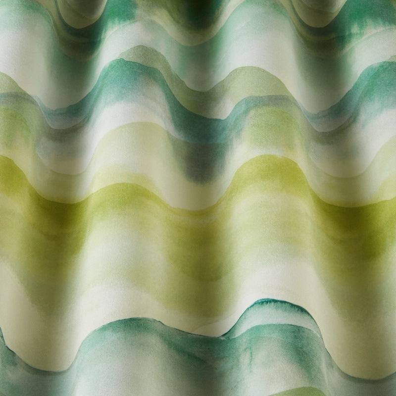 iLiv Landscape Digitally Printed Velvet Fabric Citrus