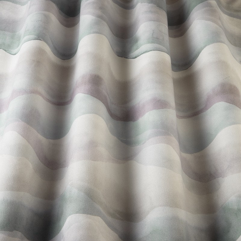 iLiv Landscape Digitally Printed Velvet Fabric Cornflower