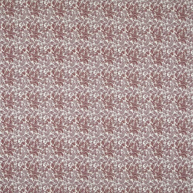 Leafvine Curtain Fabric Claret