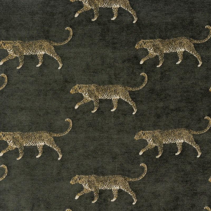 Leopard Fabric Grey