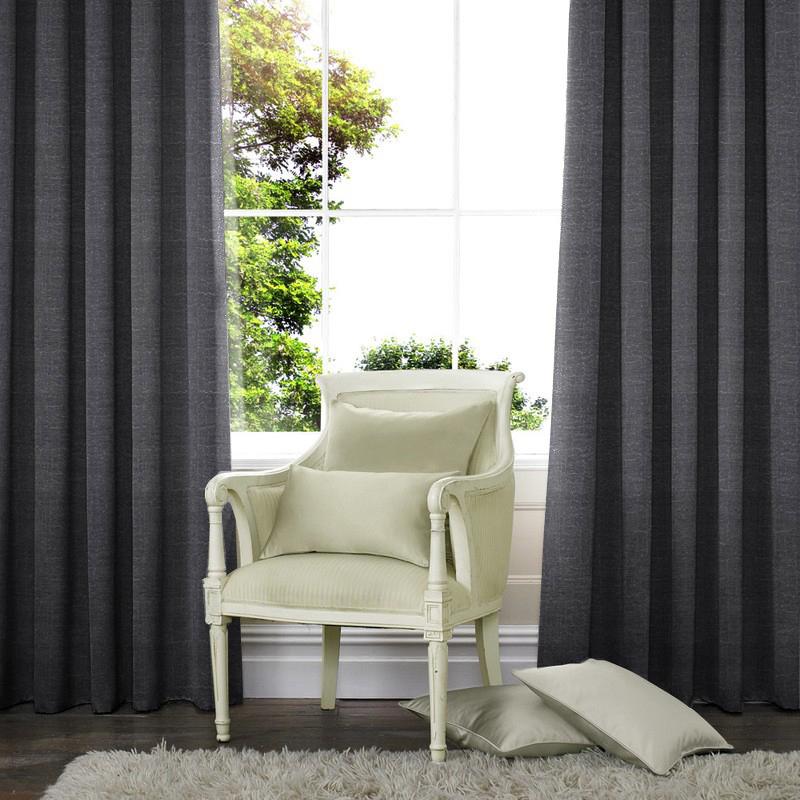 Leto Made to Measure Curtains Graphite