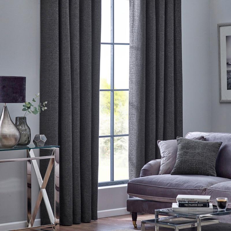 Leto Made to Measure Curtains Graphite