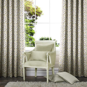 Lichen Made to Measure Curtains Ochre