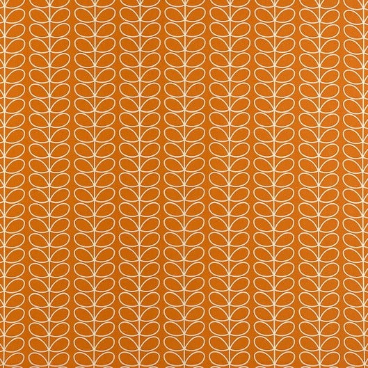 Orla Kiely Linear Stem Fabric Papaya