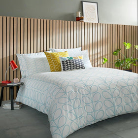 Orla Kiely - Linear Stem Printed Bedding Neptune Blue