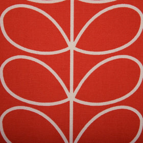 Orla Kiely - Linear Stem Fabric Tomato