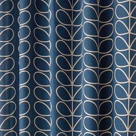 Orla Kiely - Linear Stem Ready Made Eyelet Curtains Whale