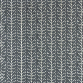 Orla Kiely - Linear Stem Fabric Cool Grey