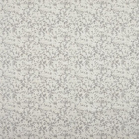 Little Leaf Curtain Fabric Ash
