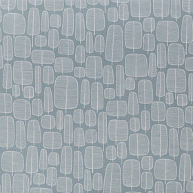 MissPrint Little Trees Curtain Fabric Comet