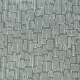 MissPrint Little Trees Curtain Fabric Englishgrey
