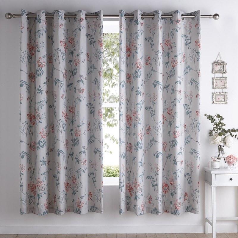 Marldon Ready Made Eyelet Curtains Grey