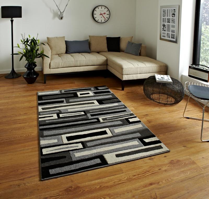 Matrix FR40 Rug Black Grey