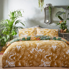 Medinilla Bedding Set Mustard