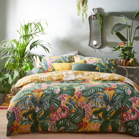 Medinilla Bedding Set Mustard
