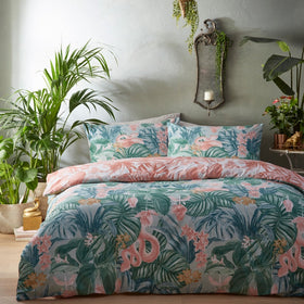 Medinilla Bedding Set Sage Blush