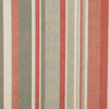 Melrose Stripe Readymade Eyelet Lined Curtains Spice