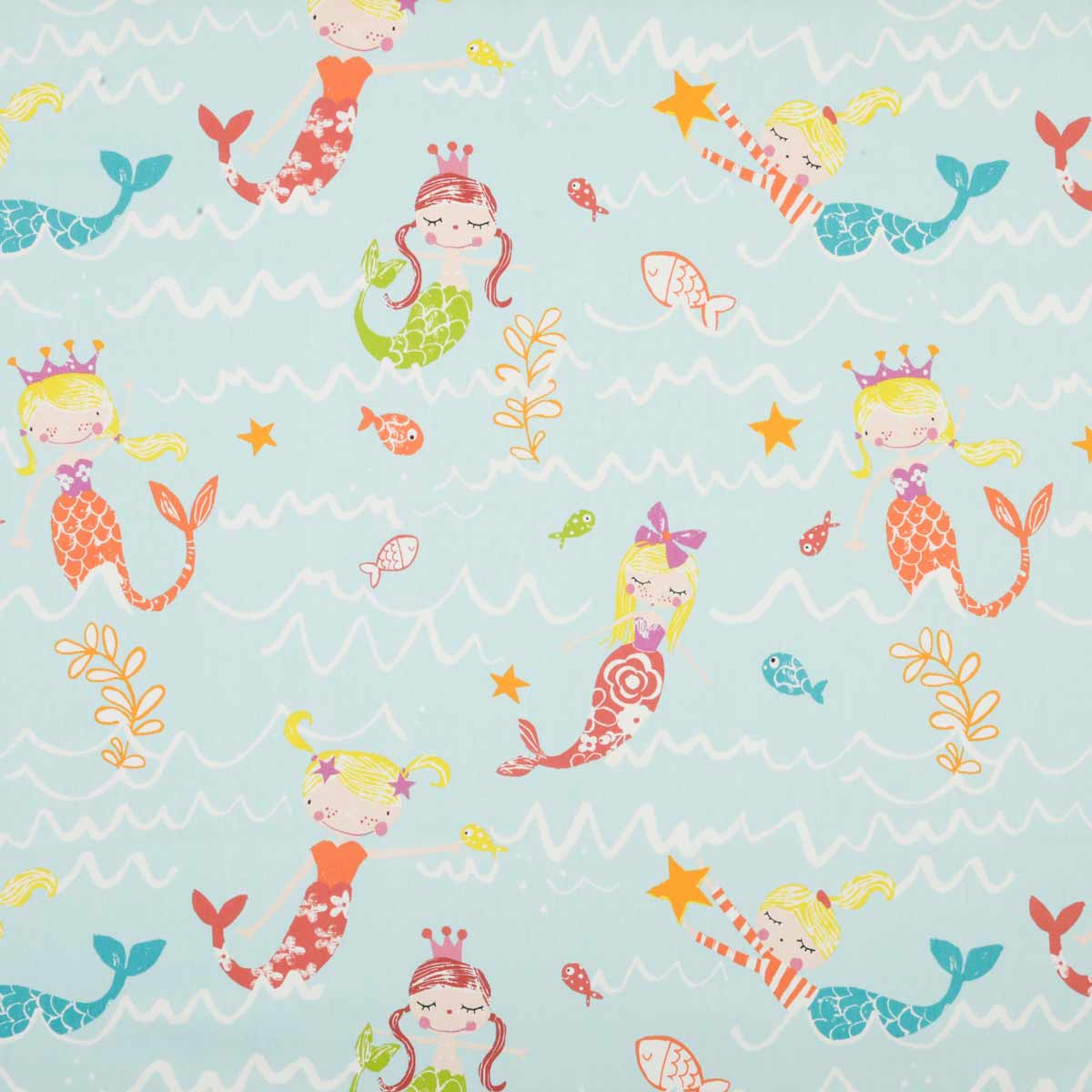 Prestigious Textiles Mermaid Fabric Aqua