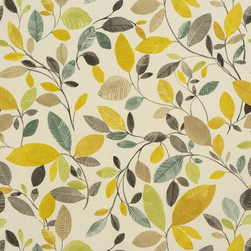 Molveno  Curtain Fabric Ochre Ochre