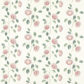 Monique Curtain Fabric Raspberry