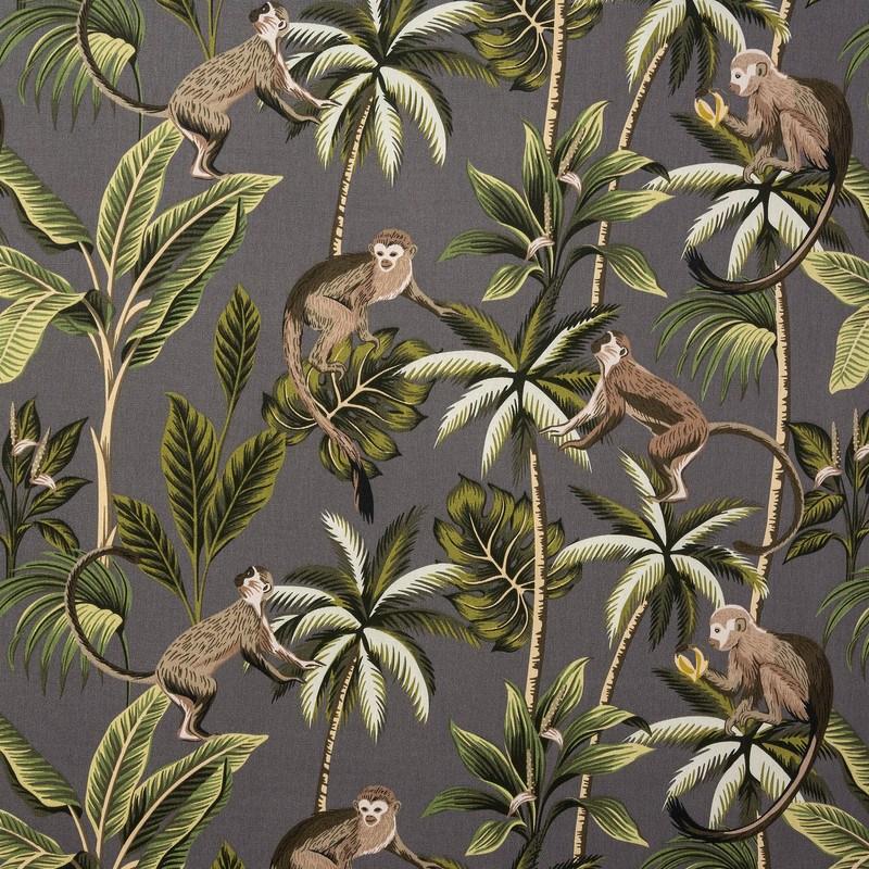 Monkey Fabric Grey
