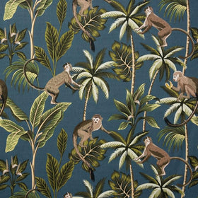 Monkey Fabric Teal