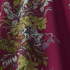 Monkeying Around Curtain Fabric Cranberry