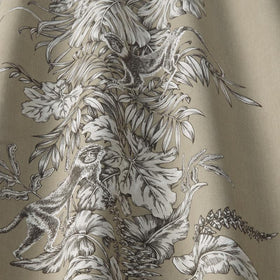 Monkeying Around Curtain Fabric Nectar