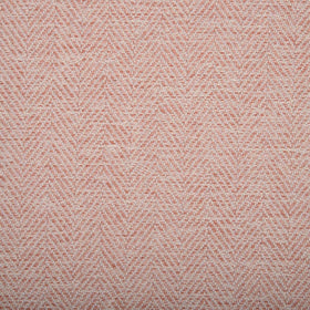 Herringbone Curtain Fabric Blush