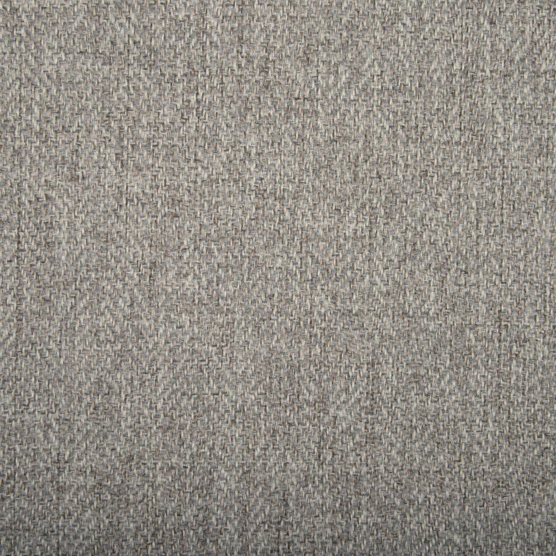 Herringbone Curtain Fabric Silver Birch