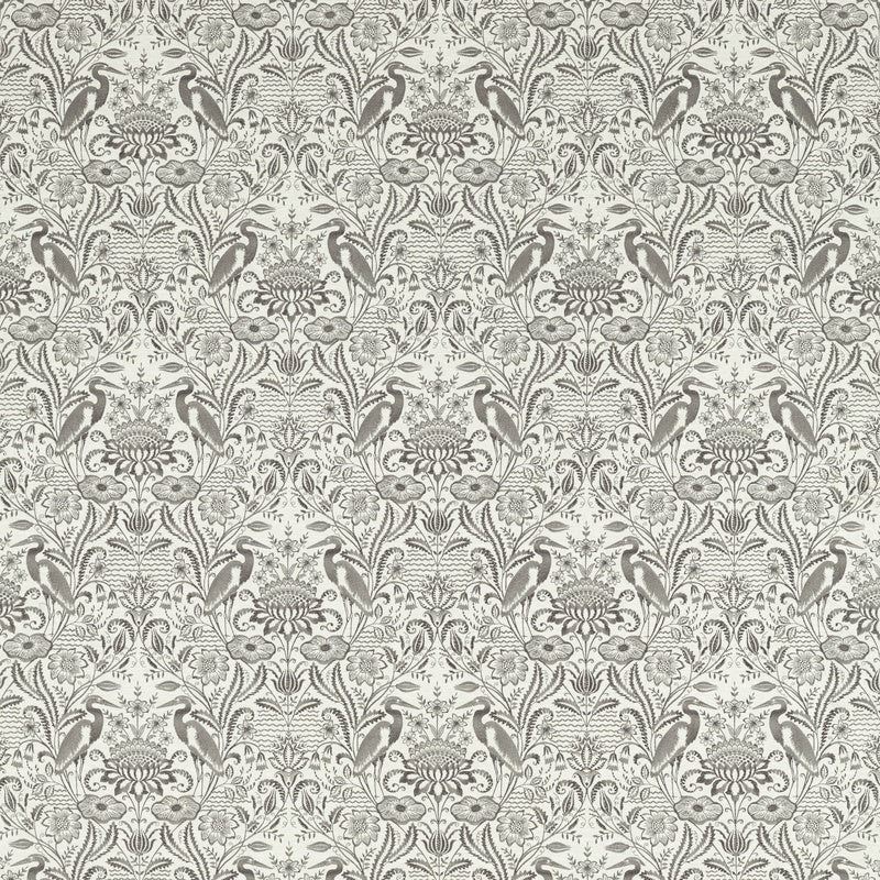 Nakuru Curtain Fabric Charcoal Linen