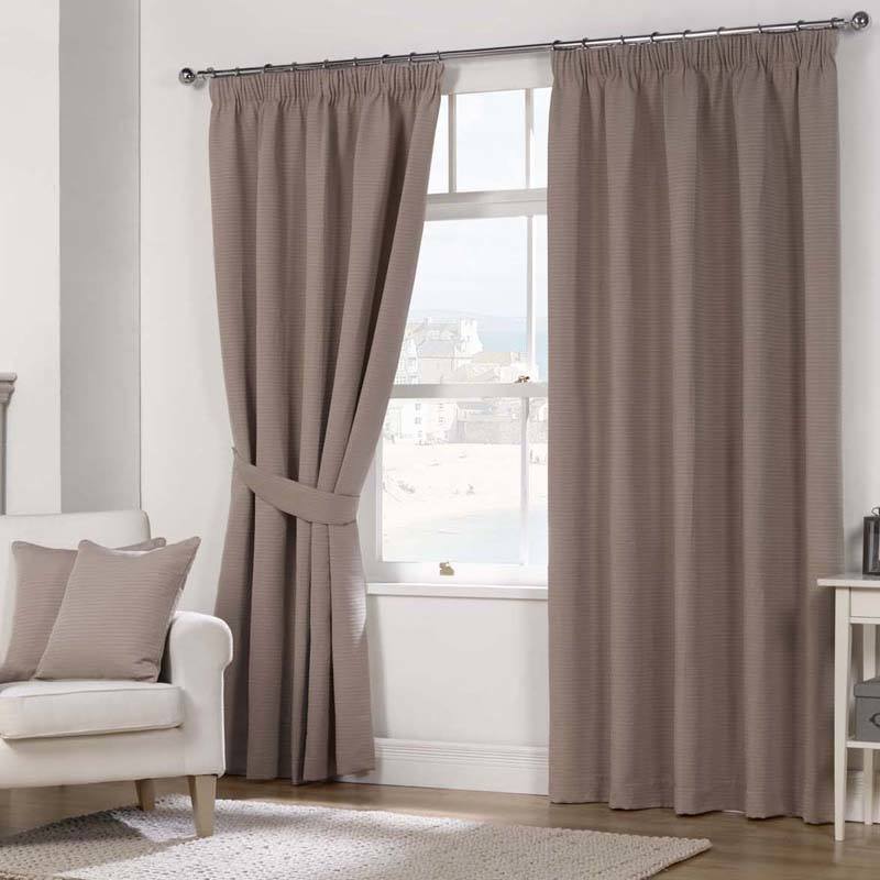 Julian Charles Naples Fully Lined Ready Made Curtains Mocha