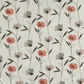 Navara Curtain Fabric Coral