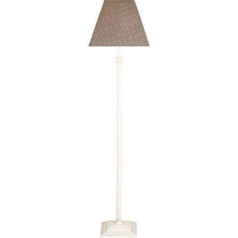 Nelson Floor Lamp Antique White/Polka