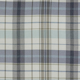 Nevis Check Fabric Seafoam