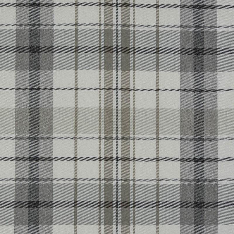 Nevis Check Fabric Slate