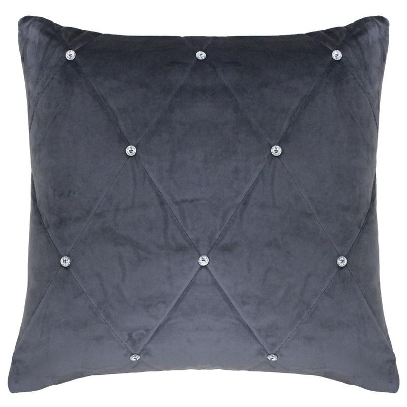 Diamante Bed Runner Pewter