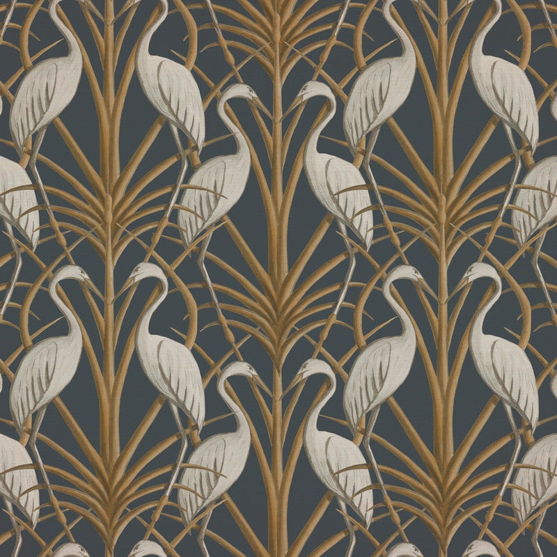 The Chateau by Angel Strawbridge Nouveau Heron Fabric Navy