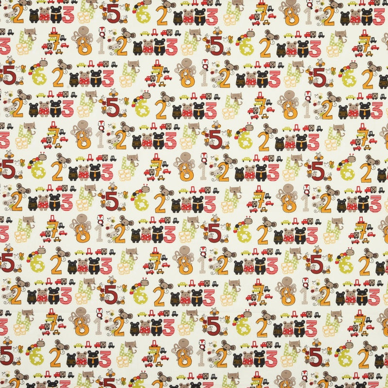 Octopus Fabric Ecru