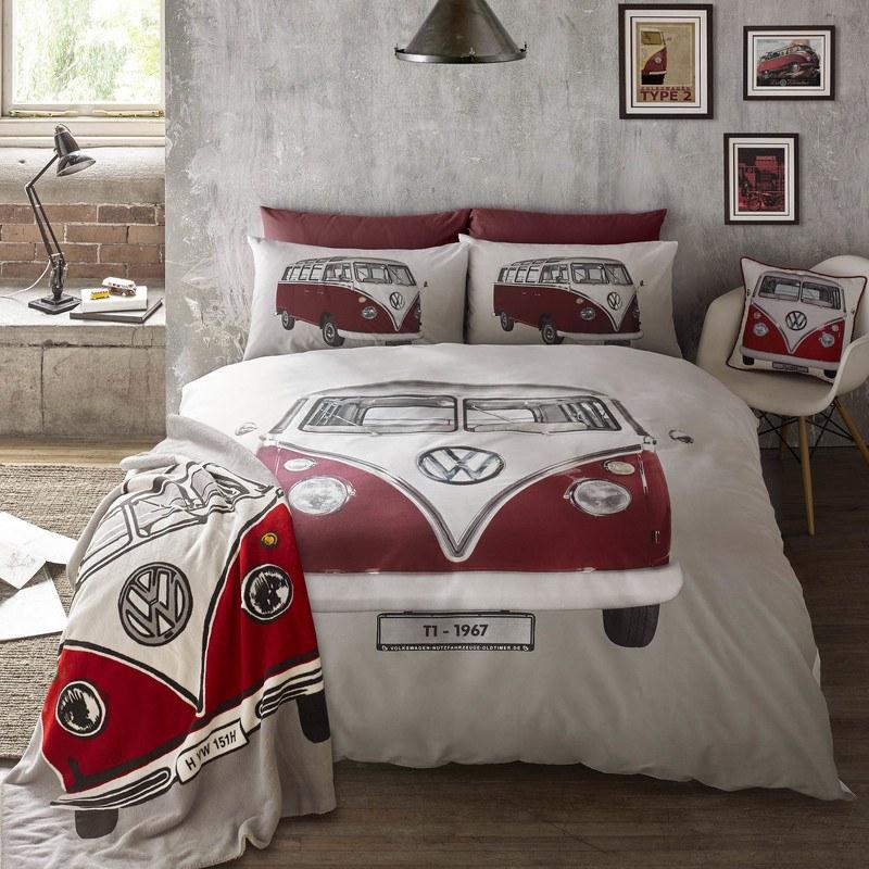 Volkswagen On Tour Bedding Set Red