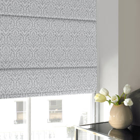 Orchid Roman Blind Silver