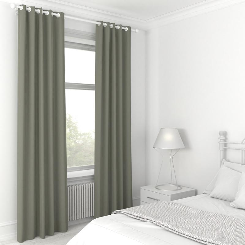 Oslo Curtains Aluminium