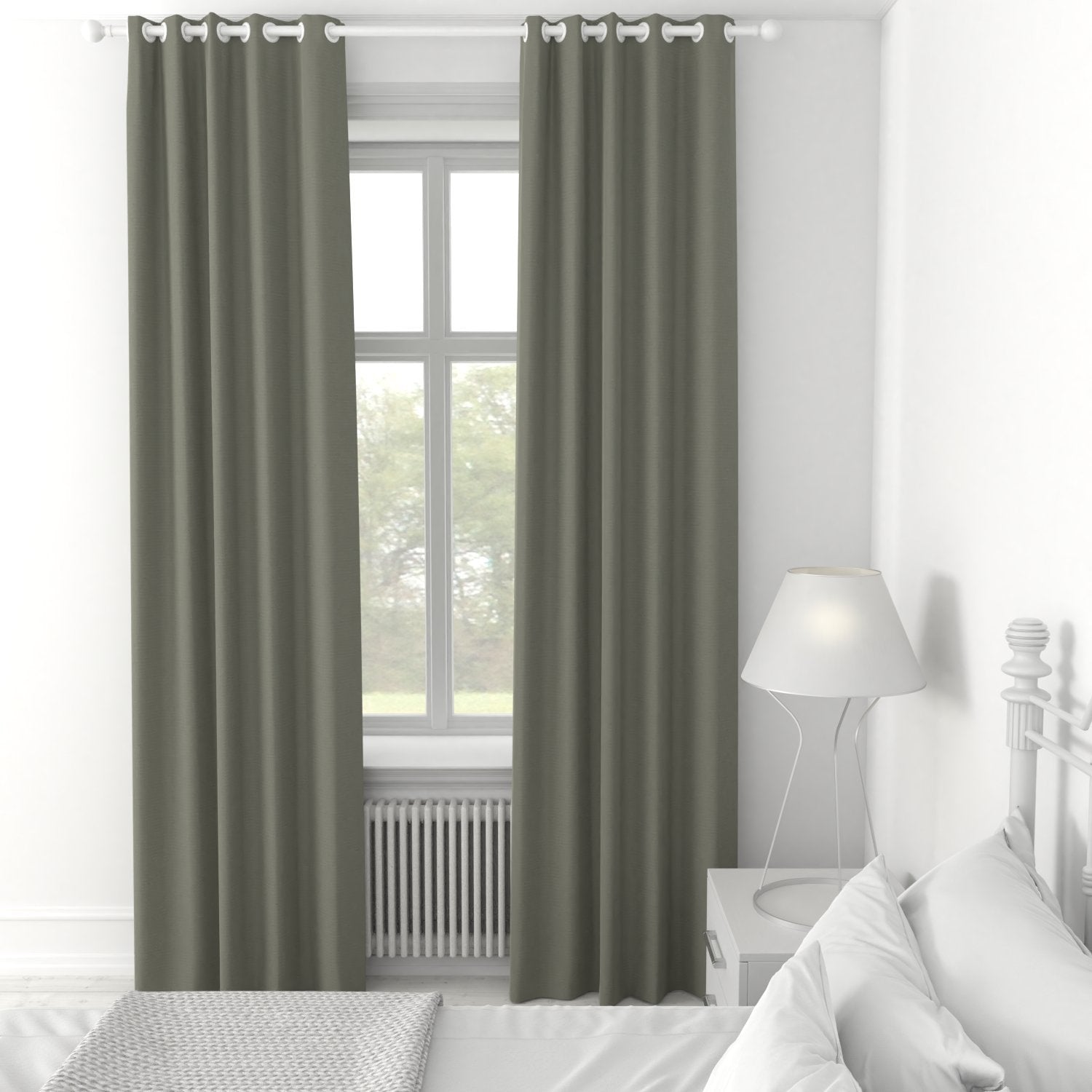 Oslo Curtains Aluminium